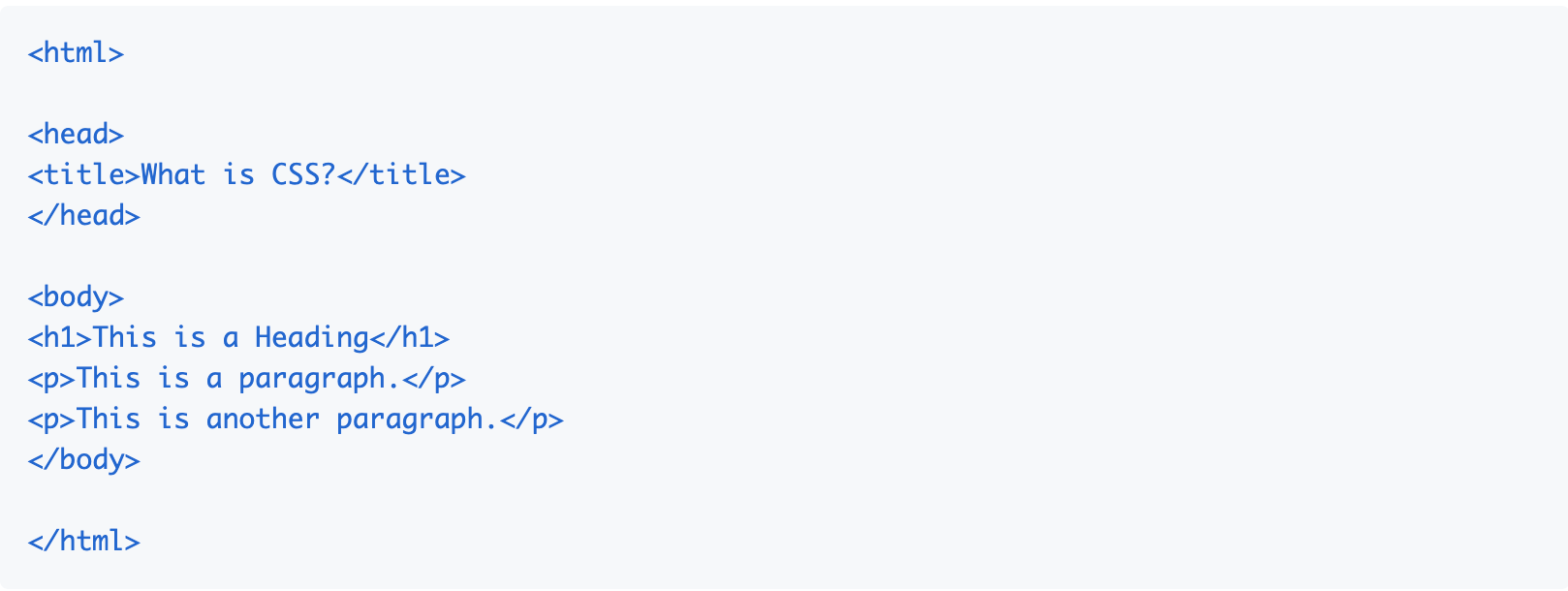 HTML document