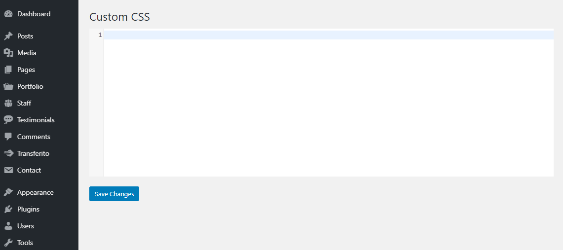 built in css editor