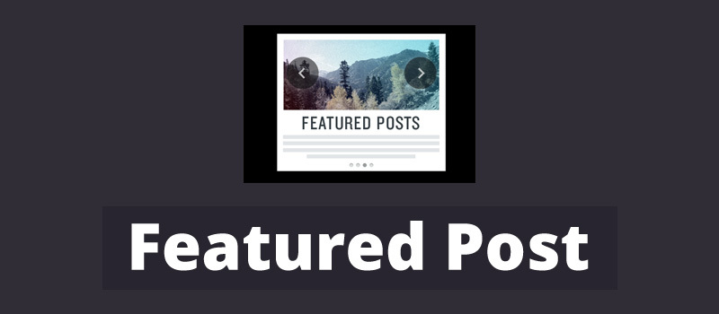 Adding featured posts in WordPress Sidebar