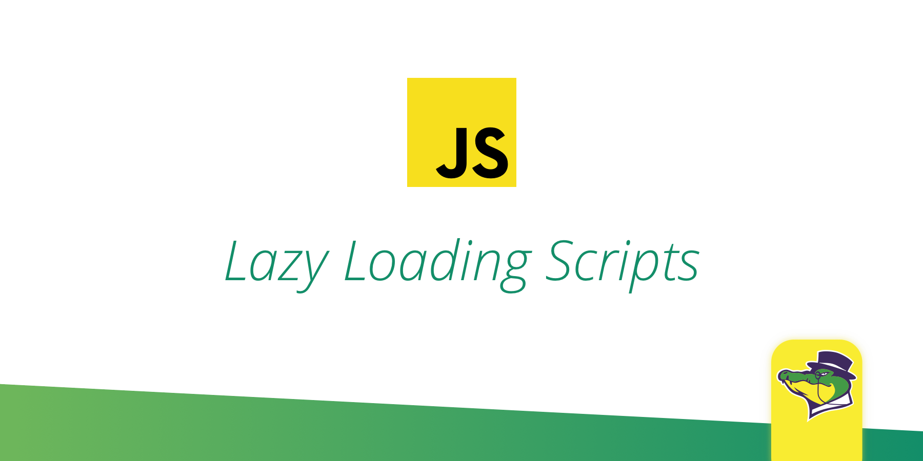 Lazy loading for faster sites!